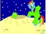 on the moon with dashie