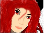 red hair angel