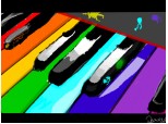 Colored piano