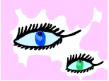 Ce frumos ar fi sa avem un ochi verde si unul albastru