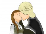 How to draw Anna and Kristoff kissing