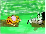 Leopard and Zebra furs