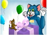 O felicitare pt. diriginta cu Tom si Jerry