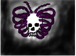Skull butterfly