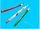 un creion multicolor