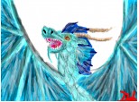 dragon albastru