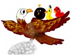 Desen in stilul Angry Birds, the movie