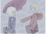 nice try to hook up with her mika but you know shed rather get her hair wet than taking ur umbrella