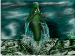 Mermaid and water power