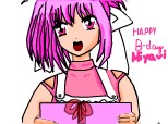 pink anime girl : happy b-day miyavi-san:X