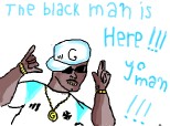 black man