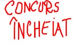 CONCURSUL S-A INCHEIAT