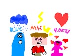 blue,mac,rozzy