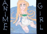 anime aqua girl