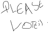 please vote