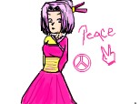 anime girl(peace)