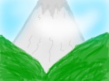 un munte ascuns in nori