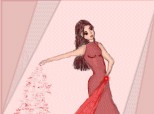 Desen 35058 modificat:Little red dress