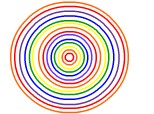 cercuri colorate