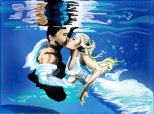underwater kiss..