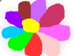Floarea colorata
