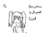 Anime School Girl..