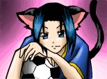 Kitty Taky  ^^ with a football :-@