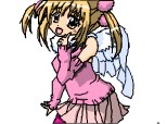sweet anime angel retusat