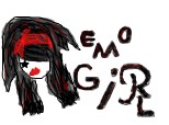 emo girl head