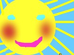The happy sun
