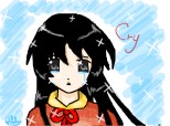 anime cry girl