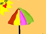 o umbrela si un soare vreau la mare