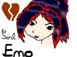 anime girl emo