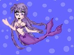 anime mermaid purple