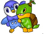 Piplup and Turtwig