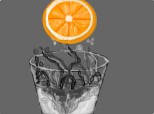pahar ...apa ...portocala