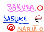 Sakura,Sasuke,Naruto