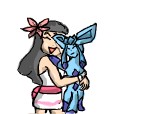 me and glaceon