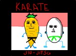 morcovul si oul la karate