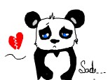 Sad Panda Wants a hug (Before he eats you) ^w^