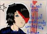 i\'m not emo i\'m just emotionally unstable.i just need  a friend