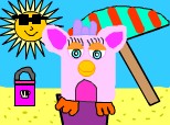 Furby Girl la plaja