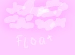 Fluffy clouds float by