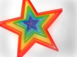 Rainbow star....