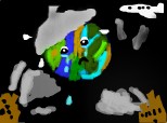saraca planeta e cam puparata si bolnava din cauza poluarii,ajutati-o!