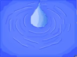 A drop of  water