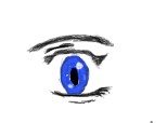 anime eye blue :X:X