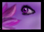 ..purple eye...