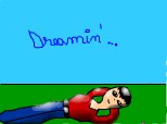A boy dreaming