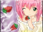Anime strawberry
